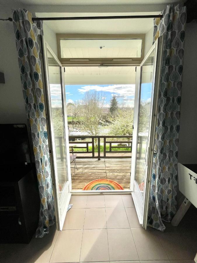 T3-Balcon Plein Sud-Acces Direct Au Bord Du Loing Appartement Moret-sur-Loing Buitenkant foto