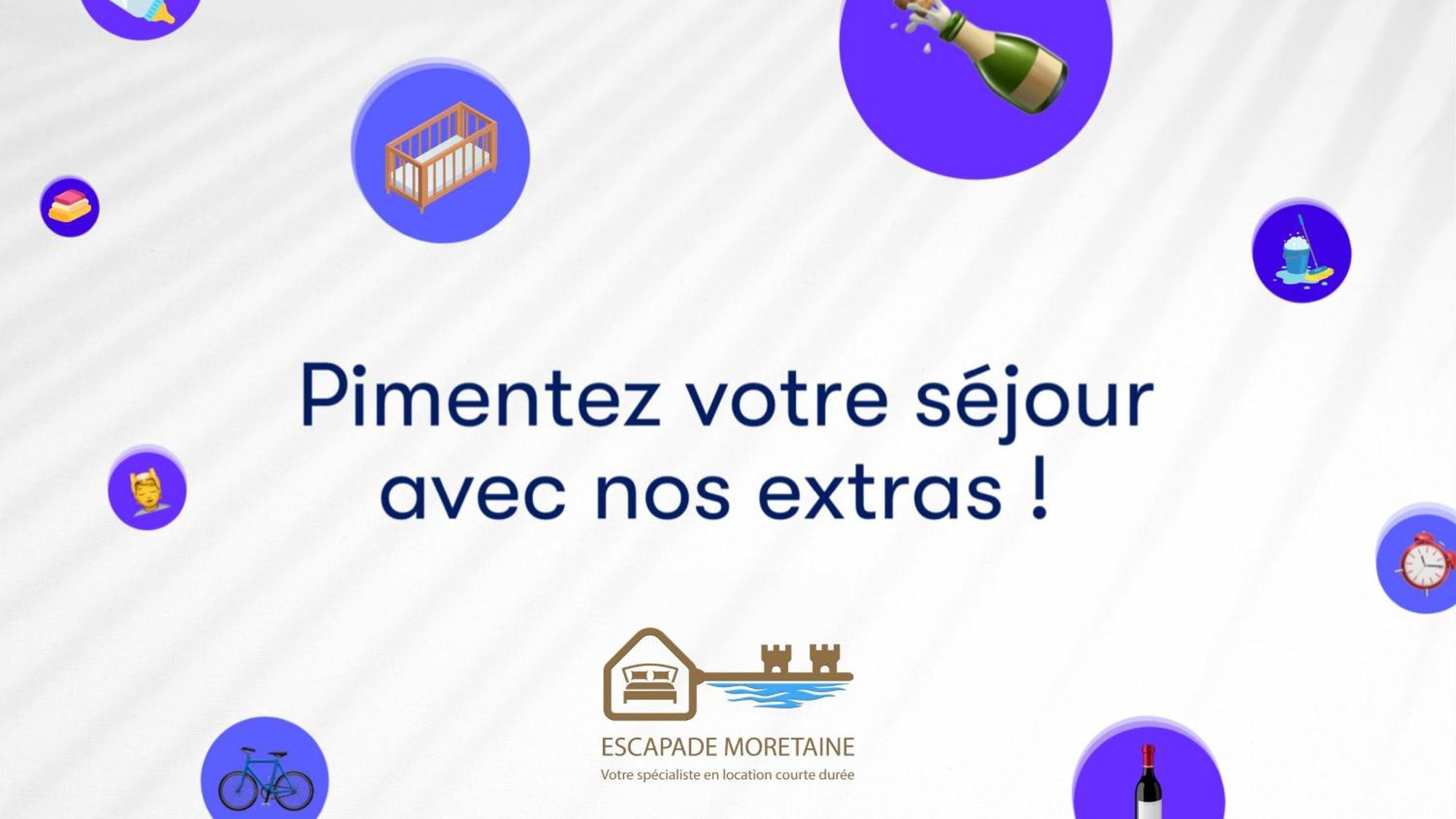 T3-Balcon Plein Sud-Acces Direct Au Bord Du Loing Appartement Moret-sur-Loing Buitenkant foto